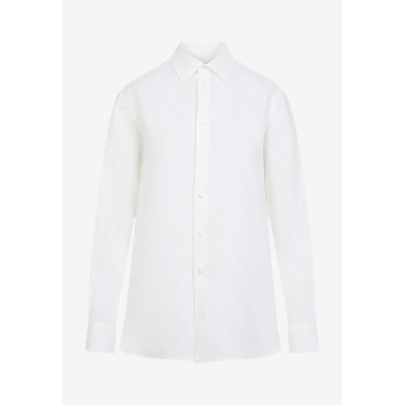 Adrien Long-Sleeved Shirt White wrtwus_US 4