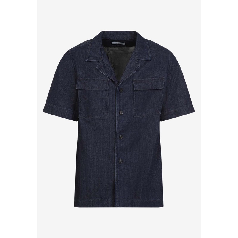Cameron Short-Sleeved Shirt Indigo mrtwit_IT 46