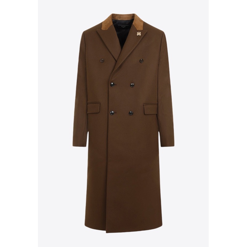 Double-Breasted Overcoat Brown mrtwit_IT 48