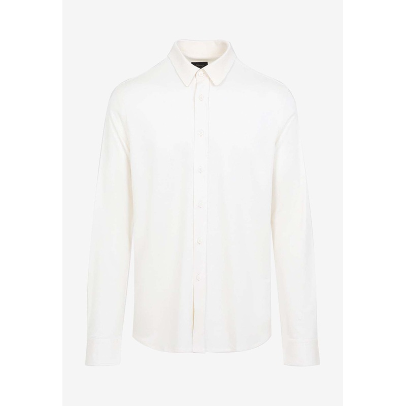 Essential Long-Sleeved Shirt Ivory mrtwstd_M