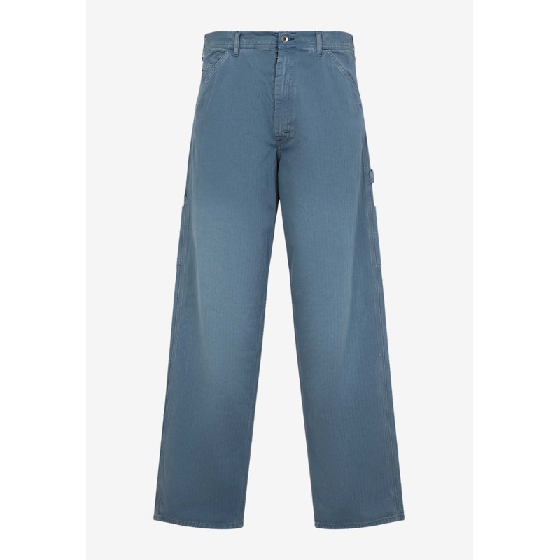 Essential Straight-Leg Jeans Blue mrtwbottoms_31