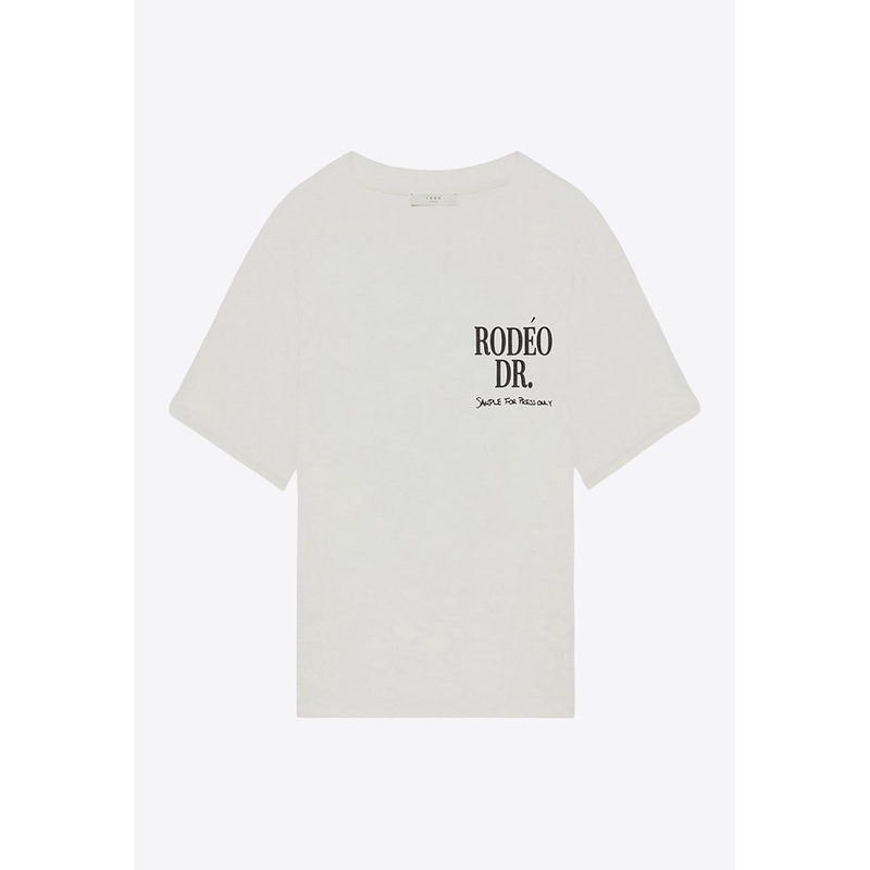 Rodeo Drive Print T-shirt White mrtwstd_XS