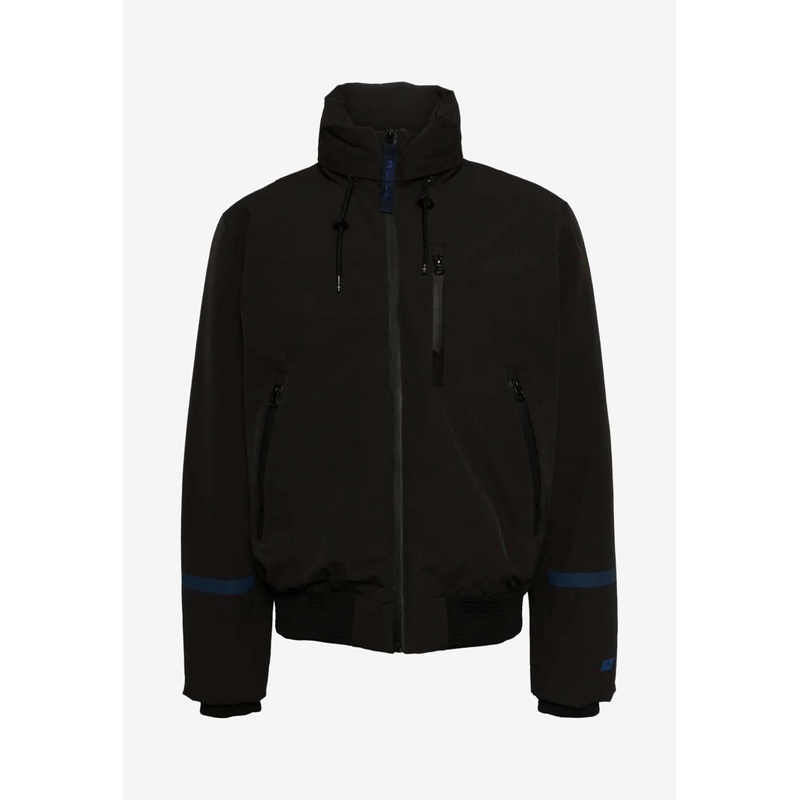 Zip-Up Padded Jacket Black mrtwstd_S