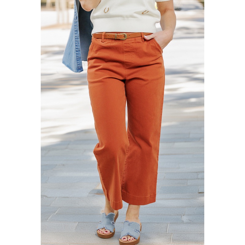 Betsey’s Everyday Stretched Twill Chinos Rust S