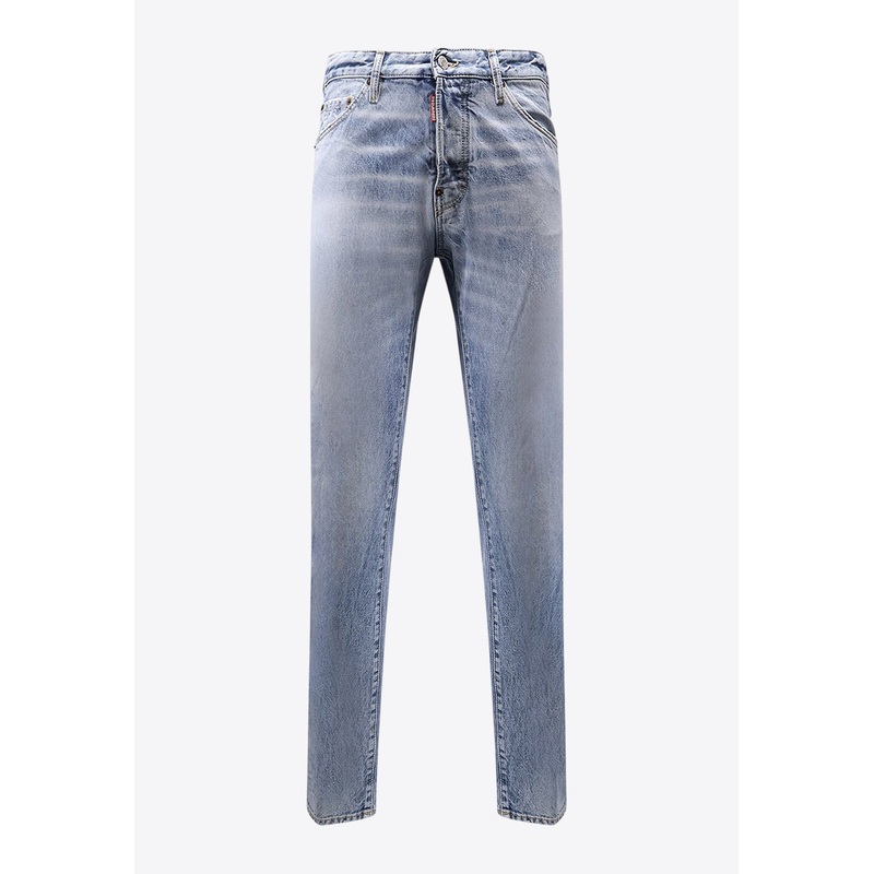 Cool Guy Straight-Leg Faded Jeans Blue mrtwit_IT 44