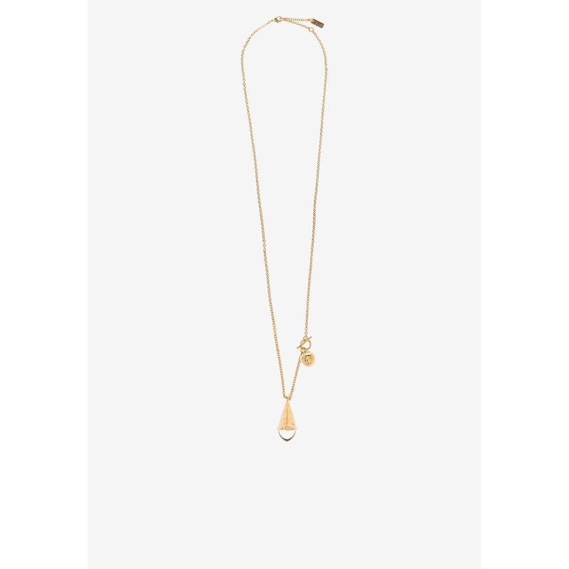Signature Prism Necklace in Brass Gold Onesize
