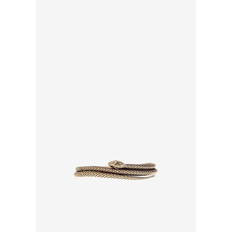Snake-Motif Choker Gold Onesize