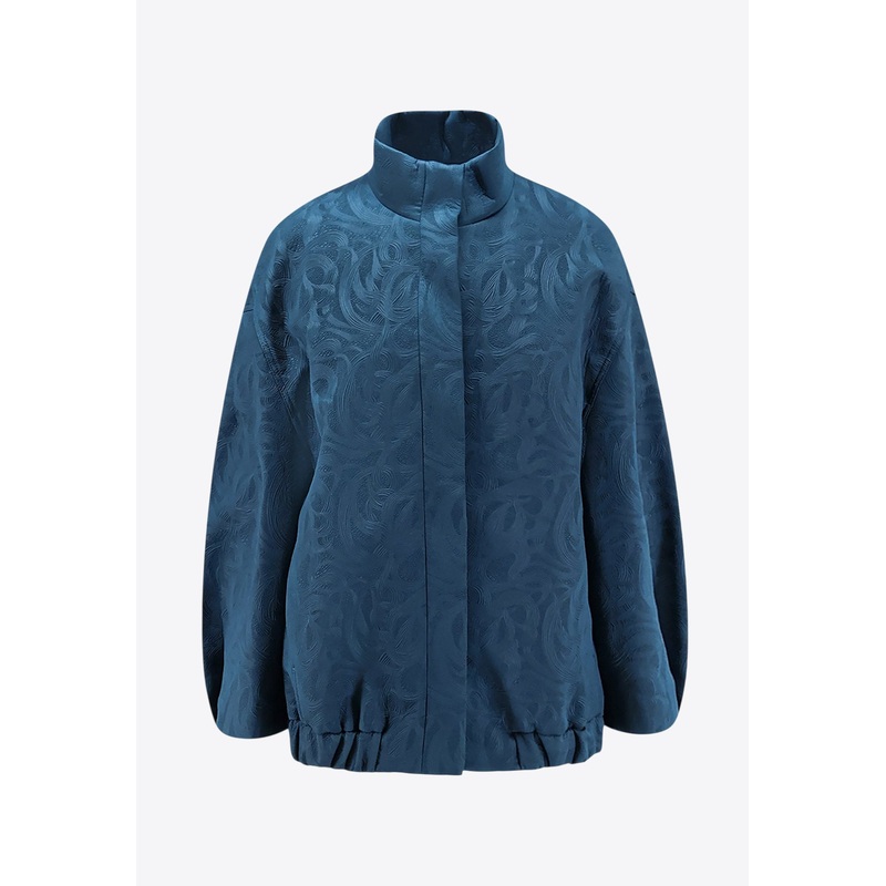 Voles Jacquard Neoprene Jacket Petrol wrtwstd_XS