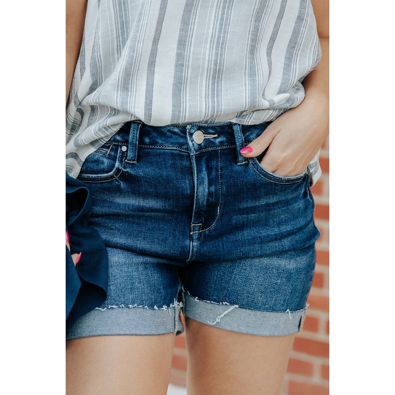 Brooke Denim Shorts Dark Wash S
