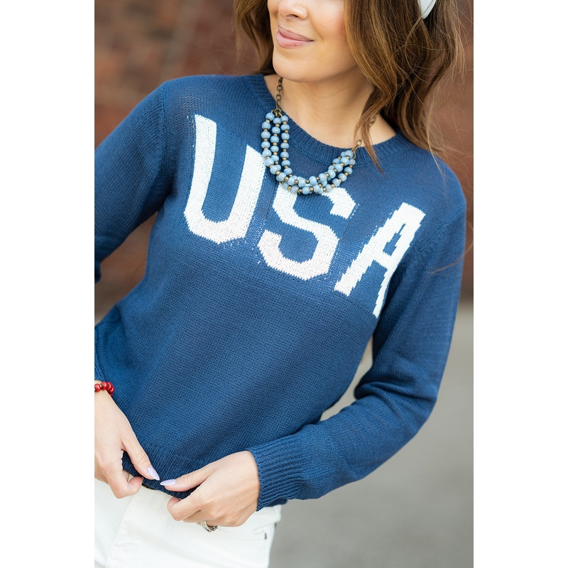 Bold USA Sweater Blue S