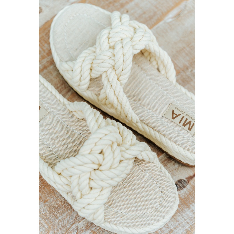 Miko Off White Sandals Ivory 6