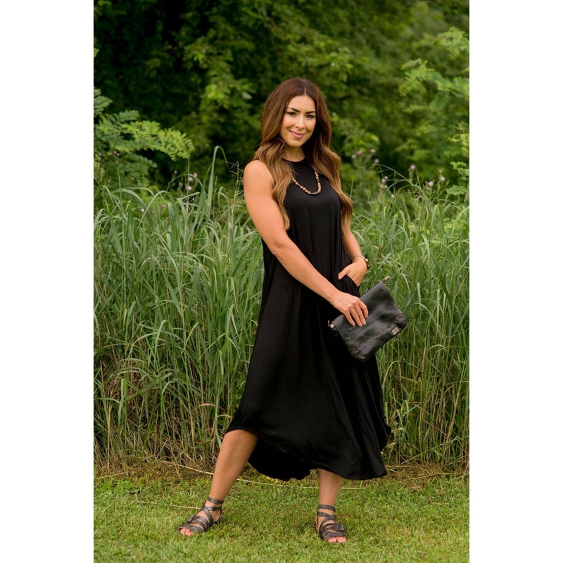 Basic Pocket Tank Midi Black S