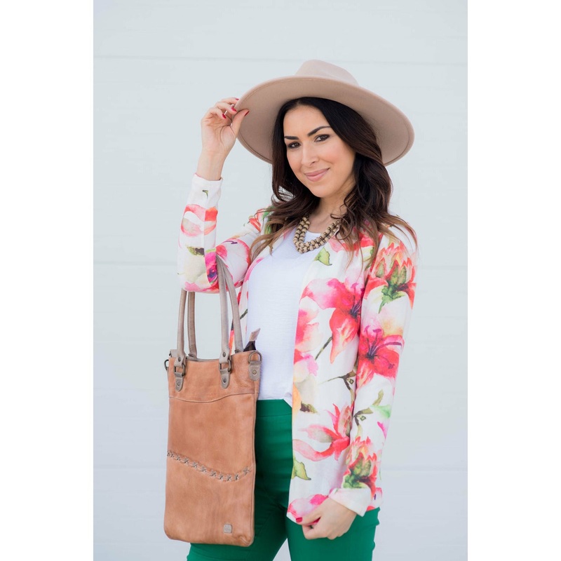 Caribbean Floral Cardigan S