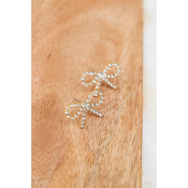 Tied and True Earrings Gold