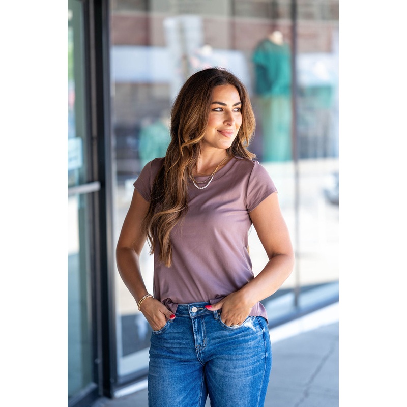 Betsey’s So Soft Basic Tee Black S