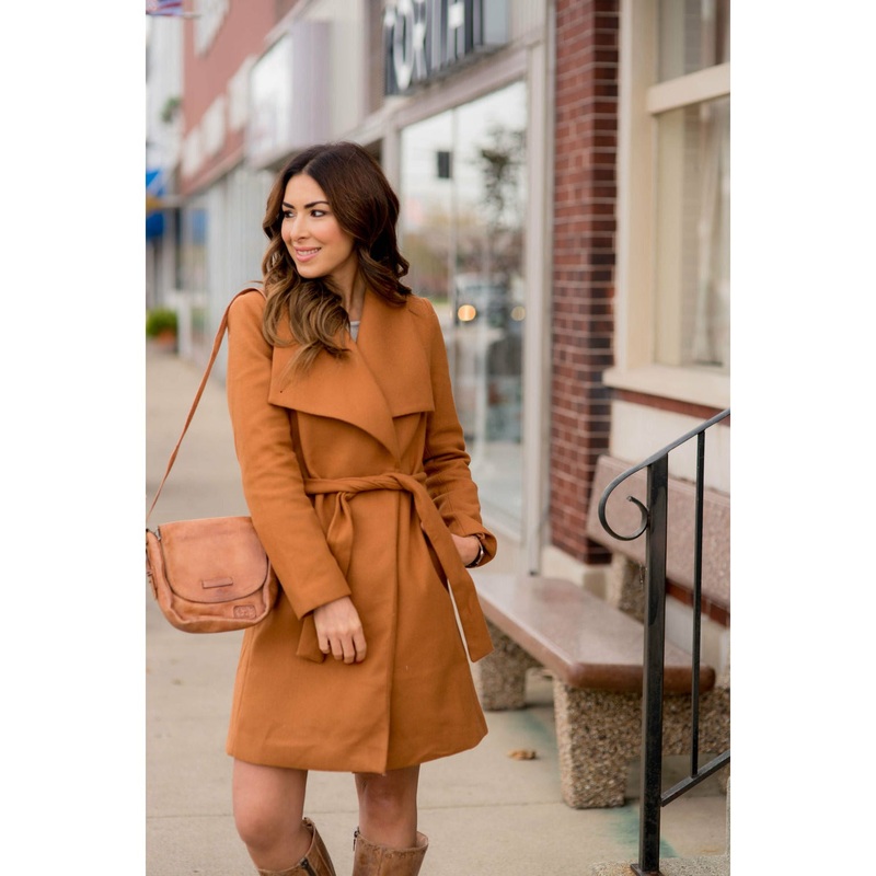 Elegant Short Trench Button Jacket S