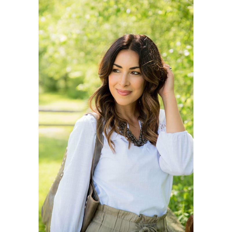 All the Details Ruffle Blouse S
