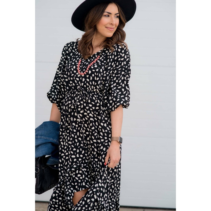 Asymmetrical Swing Dress S