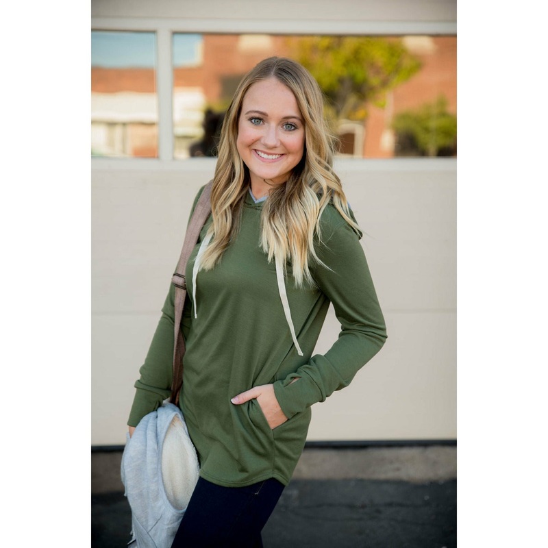 Basic Double Hoodie Burgundy S