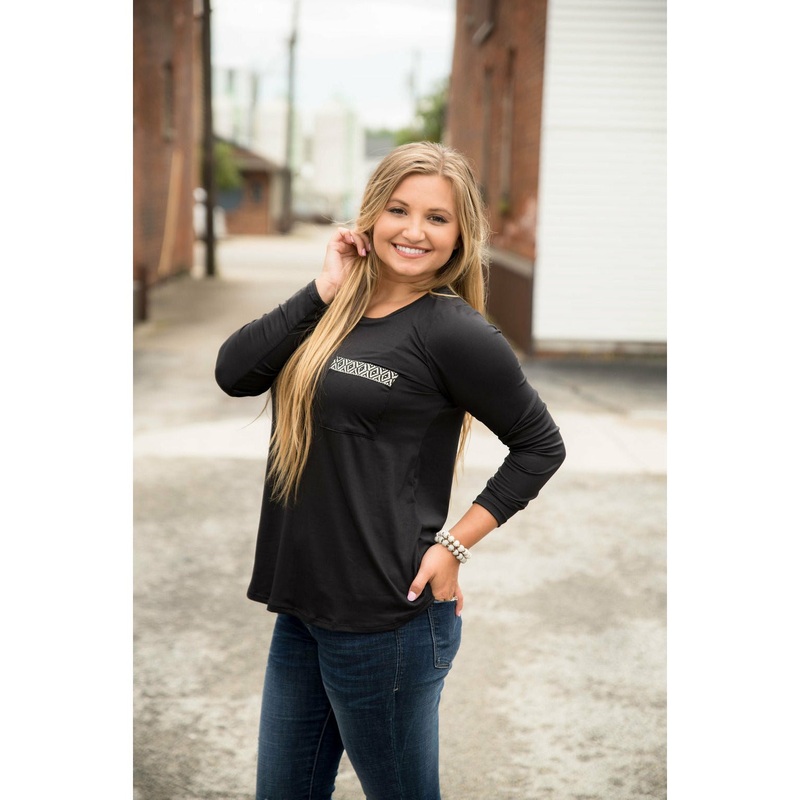 Aztec Pocket Basic Tee S
