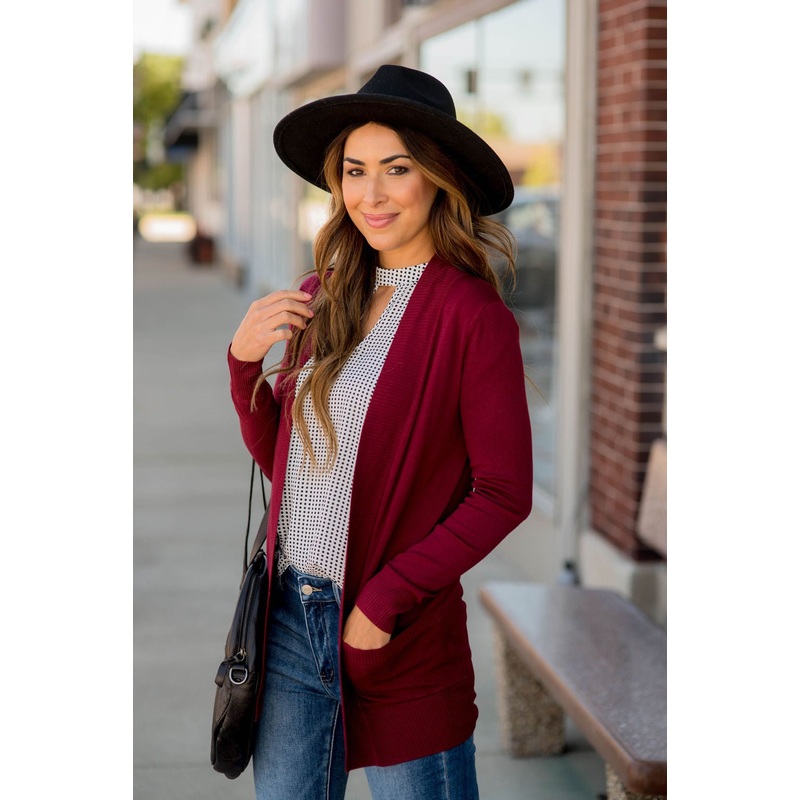 Betsey’s Pocket Cardigan Black S