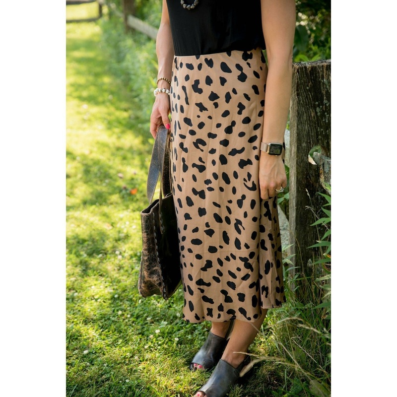 Cheetah Print Skirt S