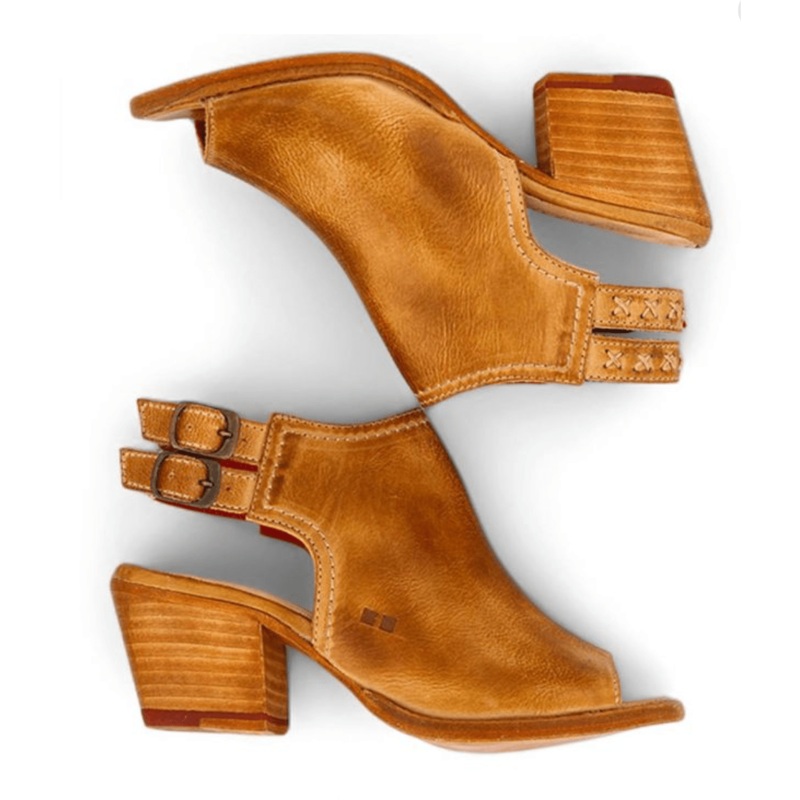 Ireni BedStu Heels Tan Rustic 6