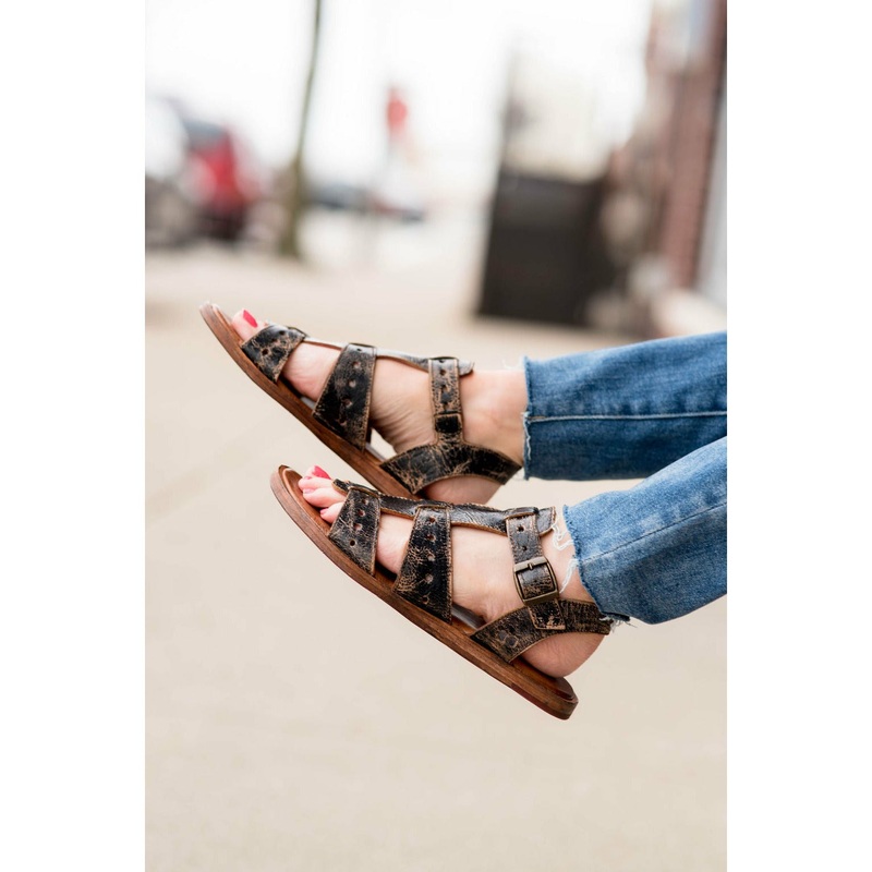 Sue BedStu Sandal Pecan Rustic 6