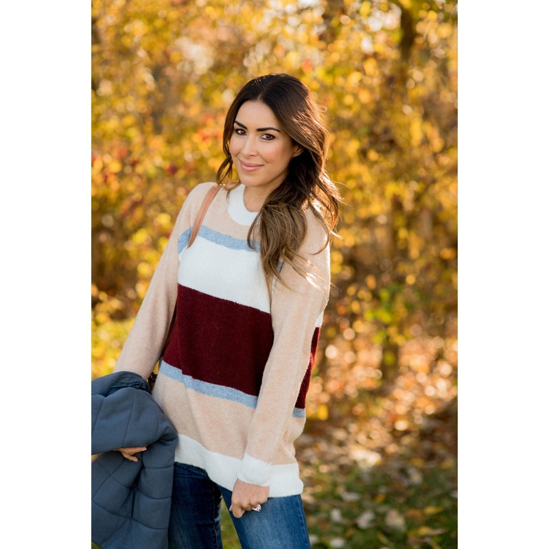 Soft & Smart Banded Sweater S Hunter Green