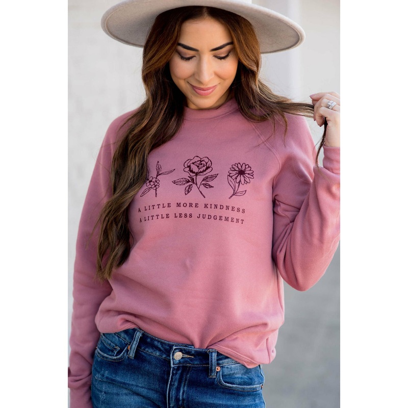 A Little More Kindness Graphic Crewneck S