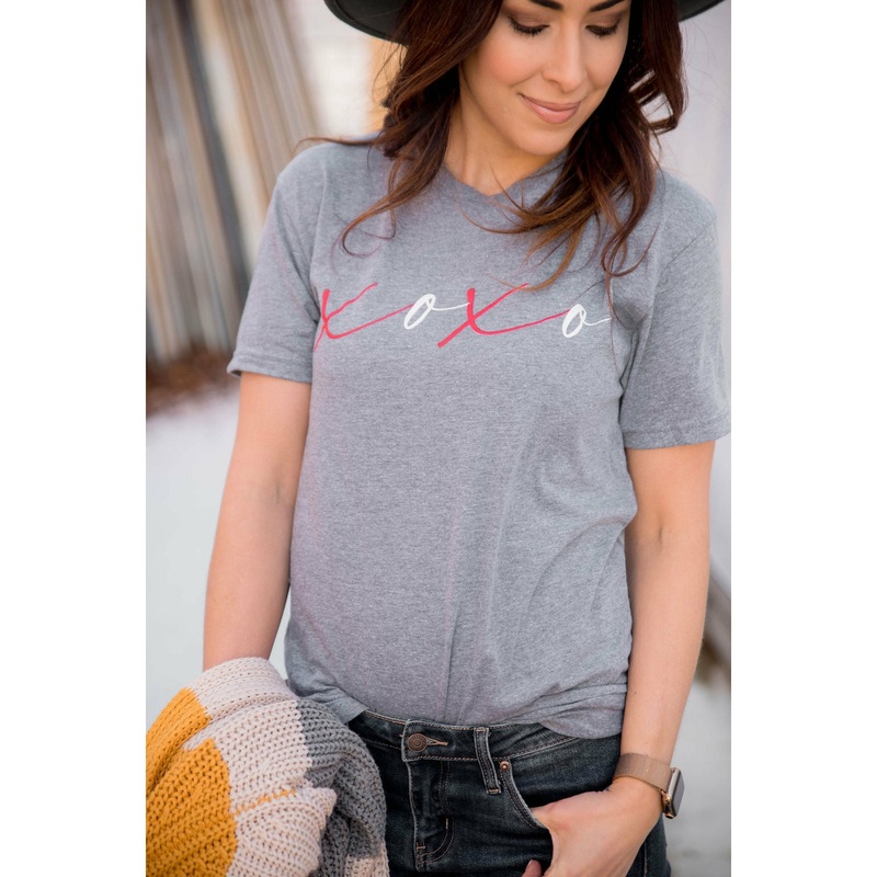 XOXO Tee – Grey S Grey