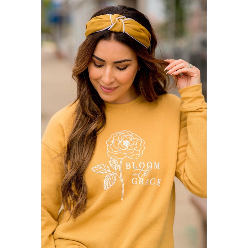 Bloom With Grace Graphic Sweatshirt S