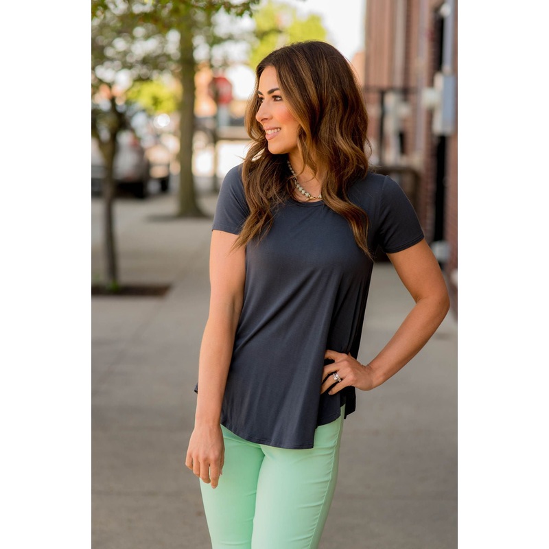 Basic Bamboo Tee Black S