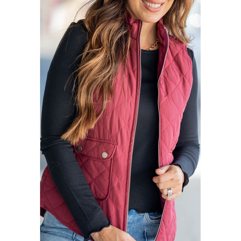 Matte Puffer Vest Black S