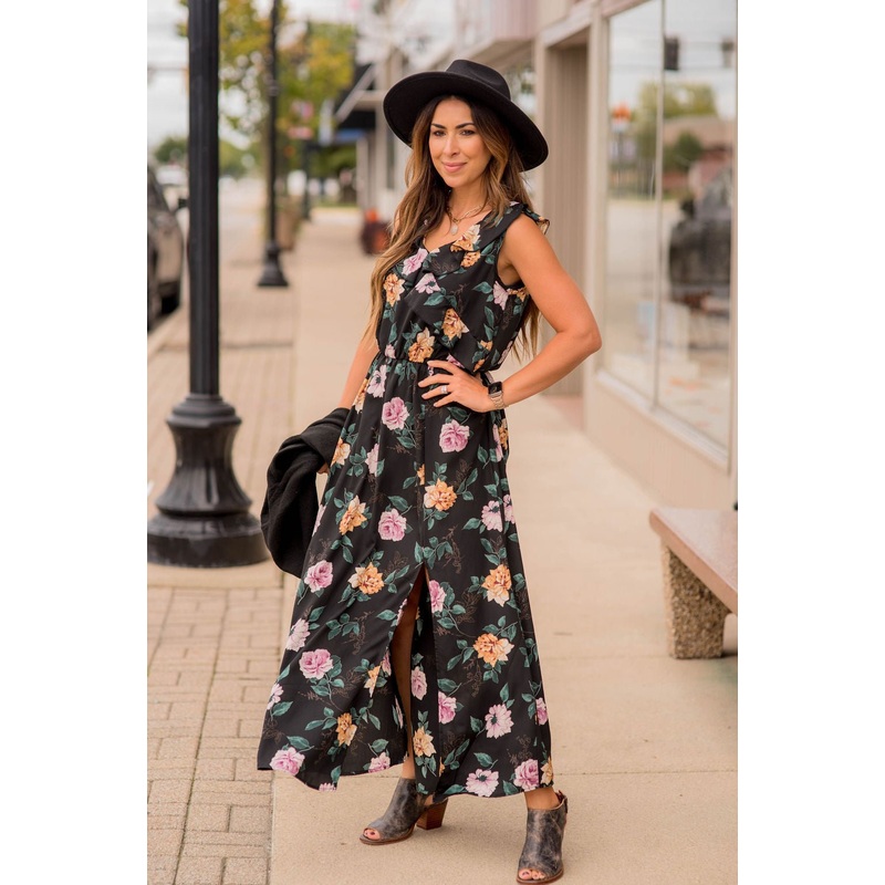 Timeless Floral Maxi Black S