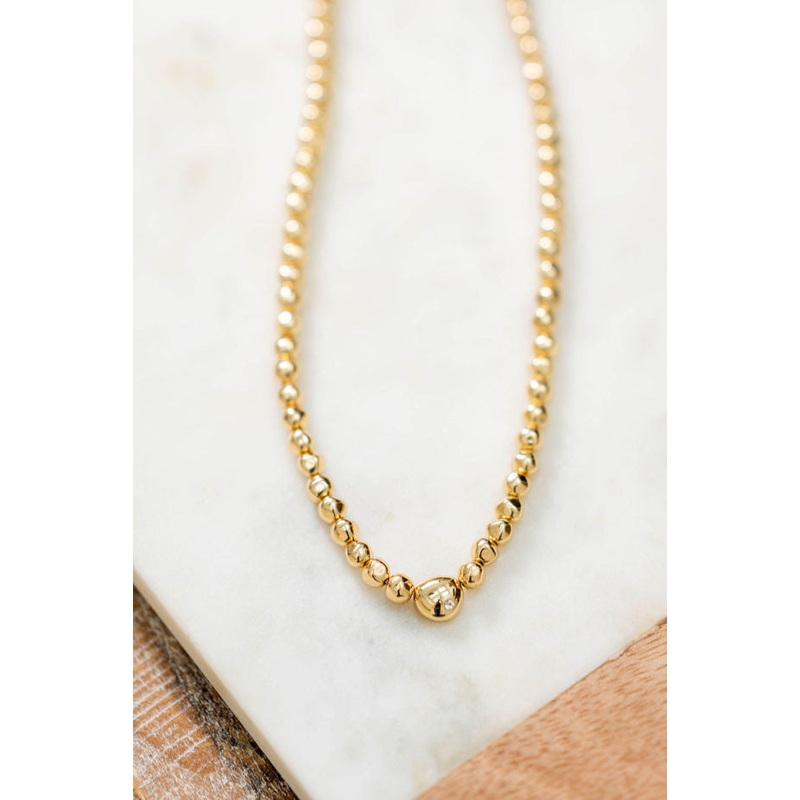 All That Glitters Necklace Gold