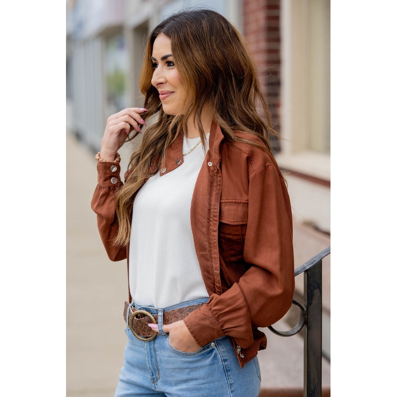 Belted Jacket Black S