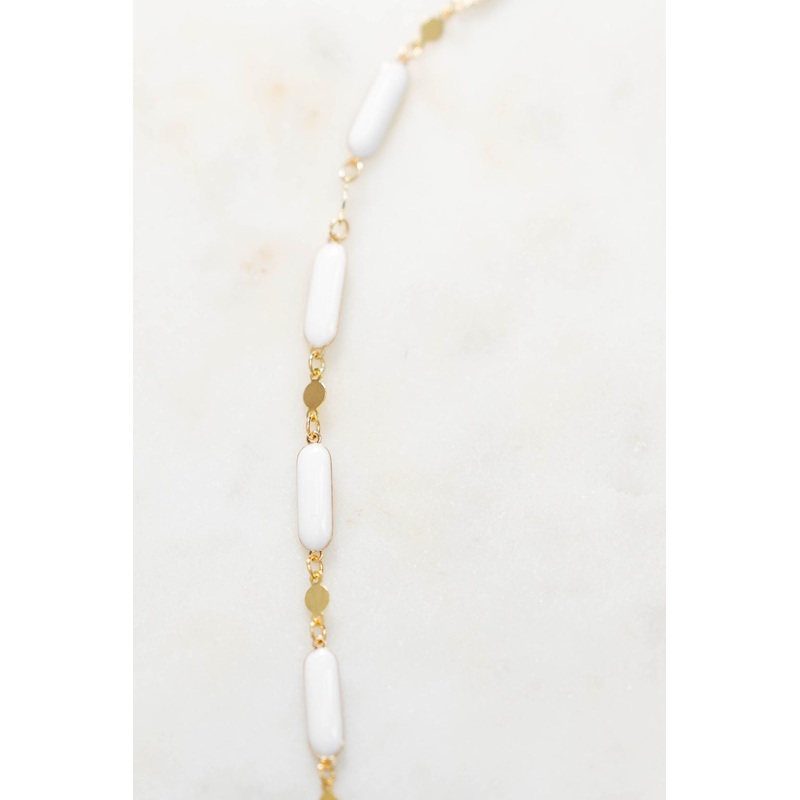 White Horse Necklace White