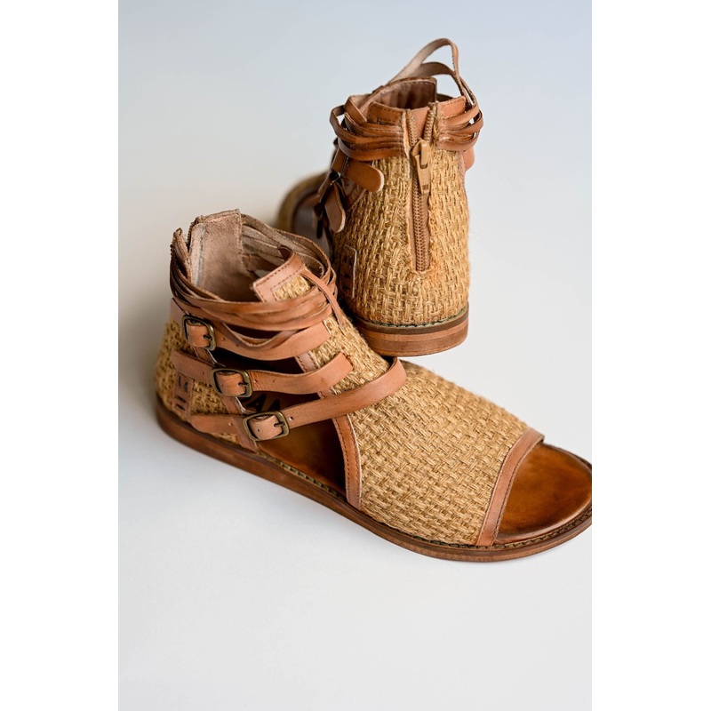 Anna Roan Sandals Pecan 6