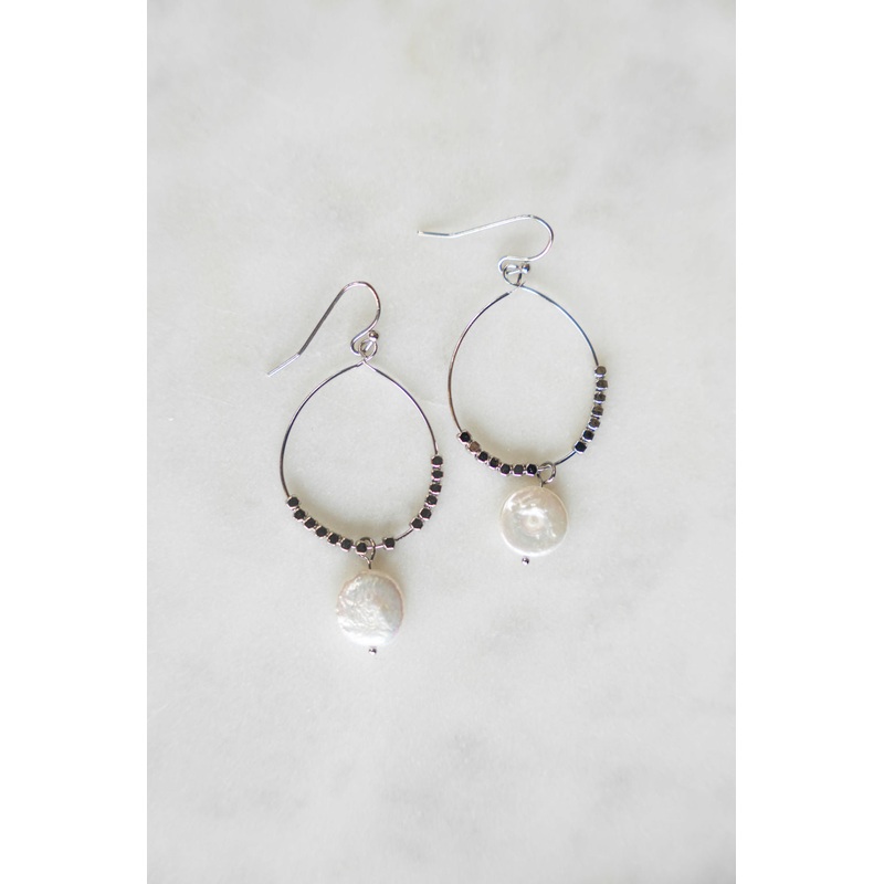 Chips And Drop Dangle Earrings Gold