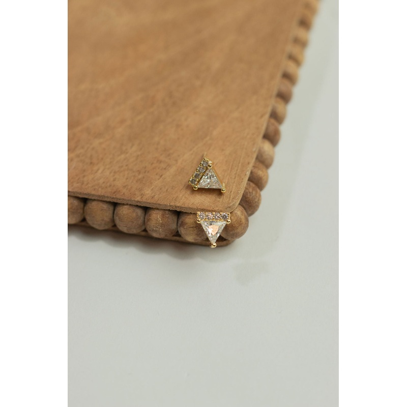 Sail Away Stud Earrings Gold