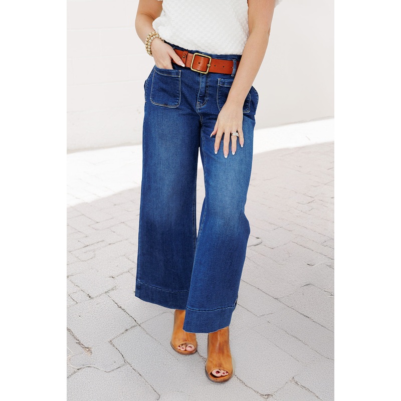Beverly Denim Jeans Dark Wash 25