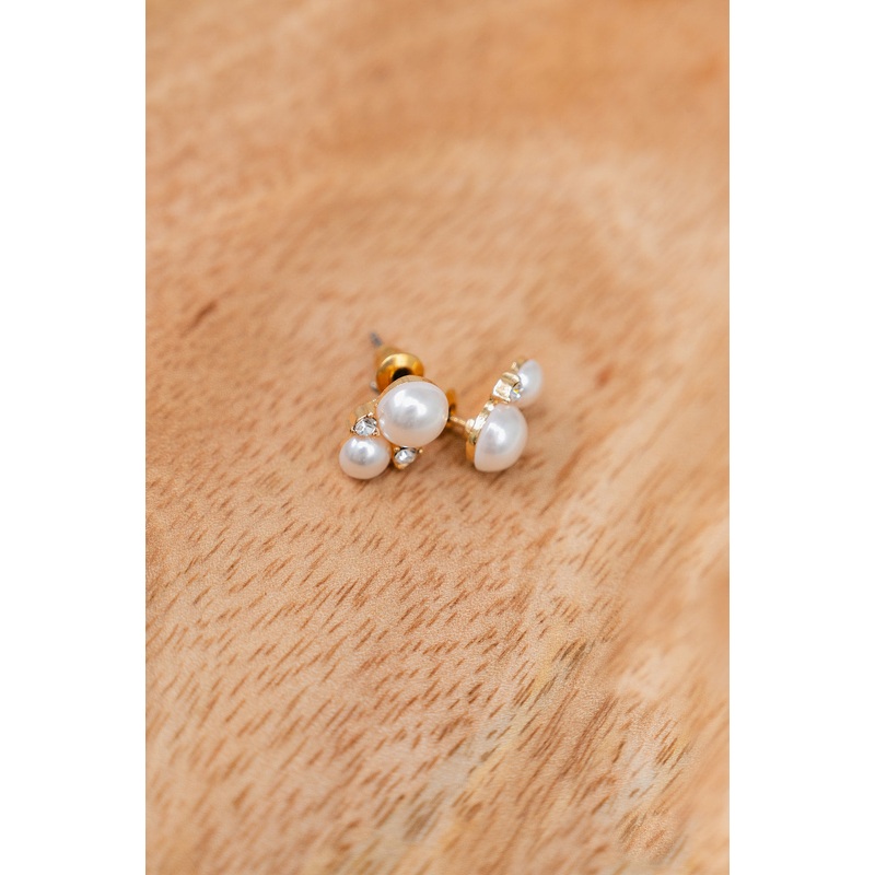 Charmed Stud Earrings Gold