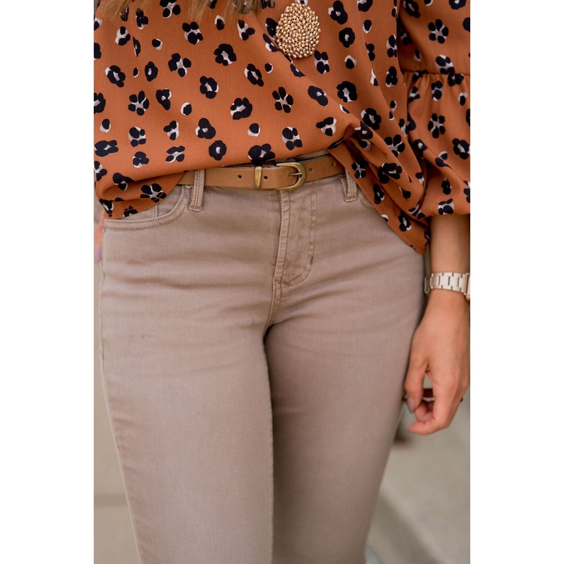 Ank Taupe Belt Taupe XS