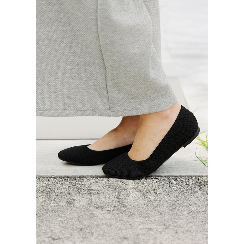 Brendy Black Flats Black 6