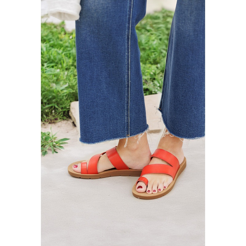 Corky’s Just A Fling Red Sandals Red 6