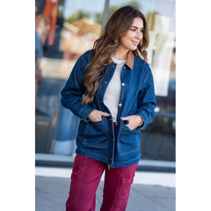 Bluebird Denim Jacket Dark Wash S