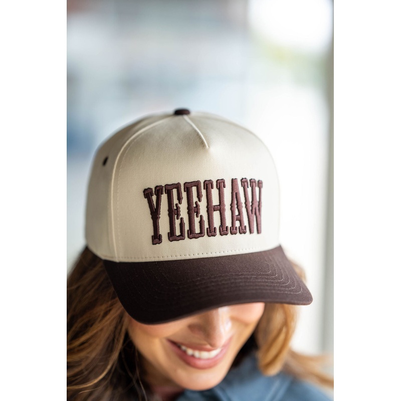Yeehaw Ball Cap Brown