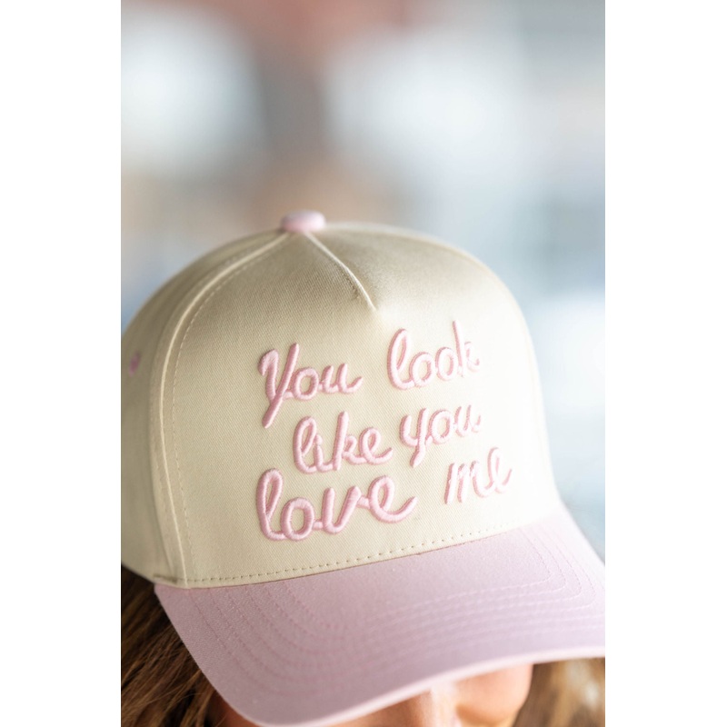You Look Like You Love Me Ball Cap Light Pink