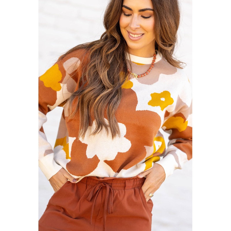 You Belong With Me Sweater Orange M